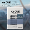 AYCUE #SHE IS WATCHING# Self-adhesive Lash Clusters C Curl 10-14mm 100 Clusters Glue-free Eyelashes Extensions for Natural Look Easy Application