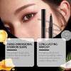 Eelhope(Black) Four-Prong Eyebrow Pencil Micro-Prong Applicator Waterproof And Sweat Resistant Long-Lasting Eyebrow Pencil Moisturizes And Nourishes M