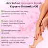 Cyperus Rotundus Oil - 60ml Natural Cyperus Rotundus Oil For Hair Removal, Moisturizing & Soothing Cyperus Oil For Reducing Body Hair Growth