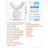 Teeth Whitening Kit with LED Light, 32 LED Accelerator Lights, Whitening Gel Syringe, Desensitizing Gel, and U-Shaped Tray