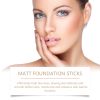 Eelhope Light Transparent Concealer Foundation Stick, Moisturizing And Brightening Lightweight Concealer Moisturizing Constant Makeup Foundation Stick
